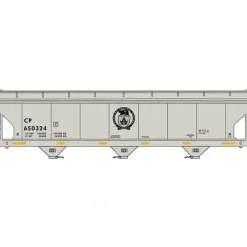 Accurail, 2115, Canadian Pacific (gray, black Beaver Logo), 650324, HO Scale Kit - Model Train Junction: Quality Parts and Art Supplies Outlet