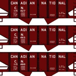 Accurail, HO Scale, 8145, Twin Hopper Car Kit, Canadian National - ( 3 Pack), Kit - Model Train Junction: Quality Parts and Art Supplies Hot