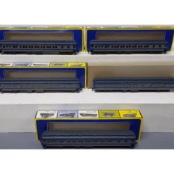 Trains|AHM HO Scale 1920 Pullman NMRA Passenger Cars [5] EX/Box - Model Train Junction: Quality Parts and Art Supplies