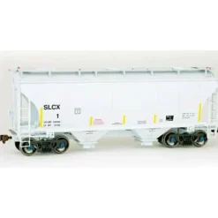 American Limited, HO Scale, 2009, Trinity 3281 2-Bay Covered Hopper, SLCX, #6 - Model Train Junction: Quality Parts and Art Supplies Clearance