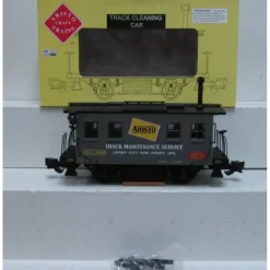 Trains|Aristo-Craft 46950 G Track Maint. Service Car/Track Cleaning Car - Metal Wheels LN/Box - Model Train Junction: Quality Parts and Art Supplies