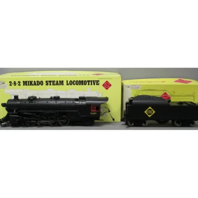 Trains|Aristo-Craft 21511Erie 2-8-2 Mikado Steam Loco # 3150 - Model Train Junction: Quality Parts and Art Supplies