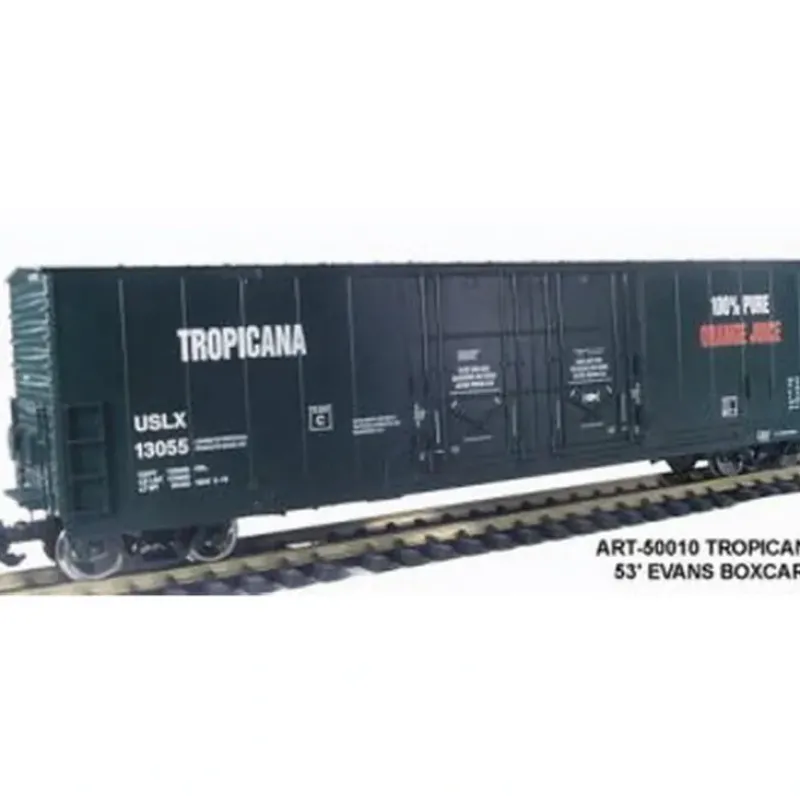 Trains|Aristo-Craft 50010P Tropicana 53' Evans Boxcar - Model Train Junction: Quality Parts and Art Supplies
