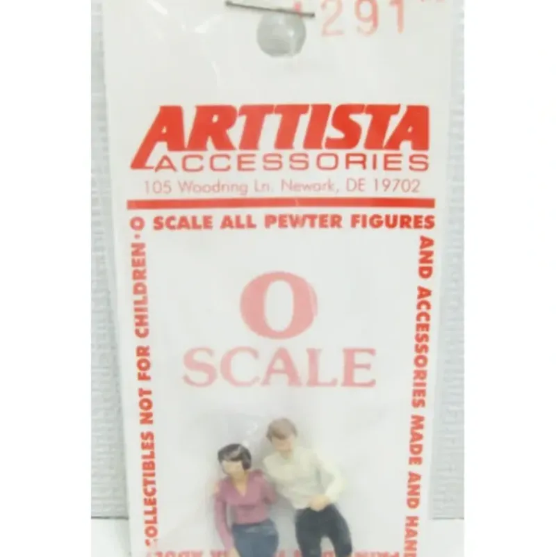 Trains|Arttista 1291 O Scale Driving Couple Pewter Figure - Model Train Junction: Quality Parts and Art Supplies