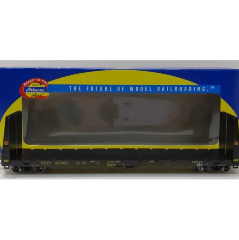 Trains|Athearn 88106 CSX 60' Bulkhead Flatcar #602492 - Model Train Junction: Quality Parts and Art Supplies