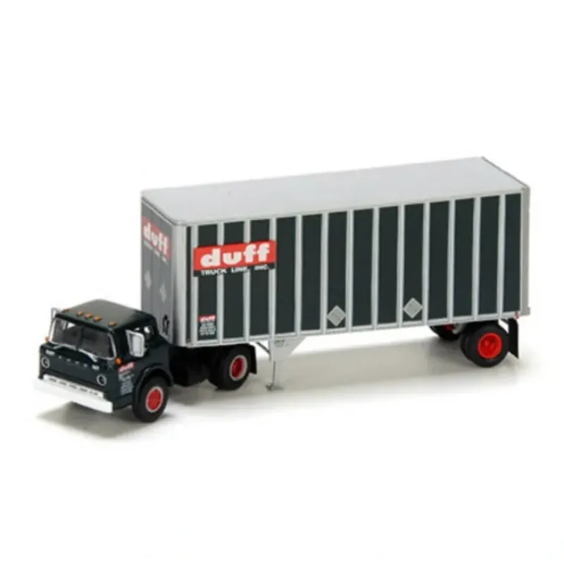 Trains|Athearn 90982 HO Duff Truck Lines Ford C & 28' Wedge Trailer - Model Train Junction: Quality Parts and Art Supplies