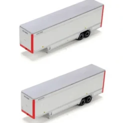 Trains|Athearn 27953 HO Red/Vertical UPSZ 40' Pacel Trailer Ready To Roll (Pack of 2) - Model Train Junction: Quality Parts and Art Supplies