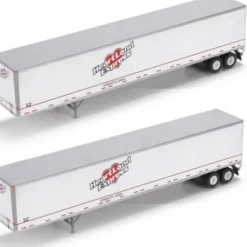Trains|Athearn 28417 HO RTR Heartland Express 53'' Wabash Duraplate Trailers(Set of 2) - Model Train Junction: Quality Parts and Art Supplies