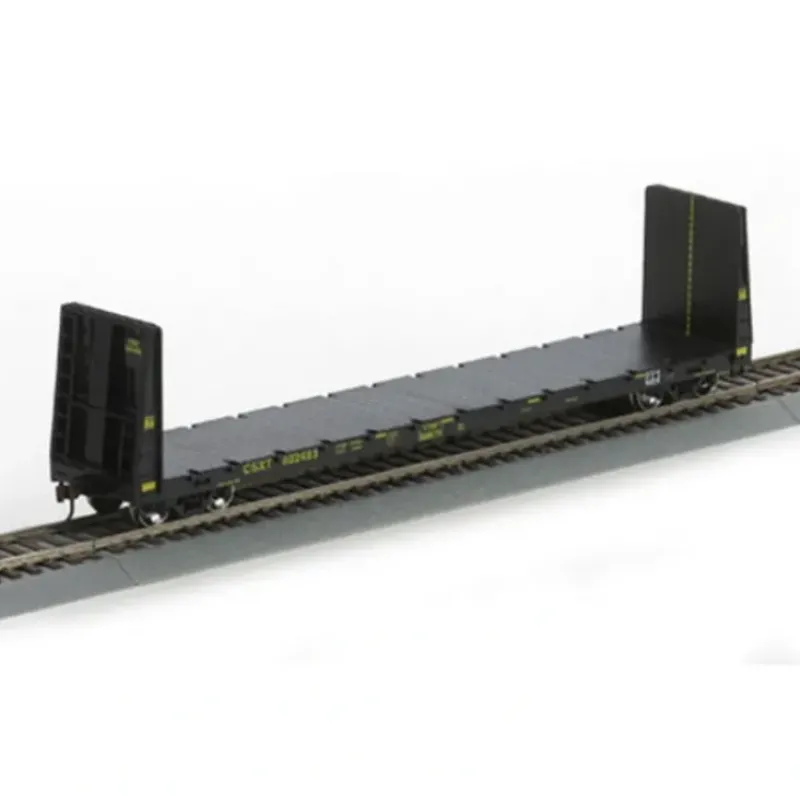 Trains|Athearn 88105 HO Scale CSX 60' Bulkhead Flatcar #602483 - Model Train Junction: Quality Parts and Art Supplies