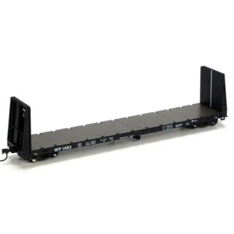 Trains|Athearn 88123 HO Scale Western Pacific 60' Bulkhead Flatcar # 1463 - Model Train Junction: Quality Parts and Art Supplies