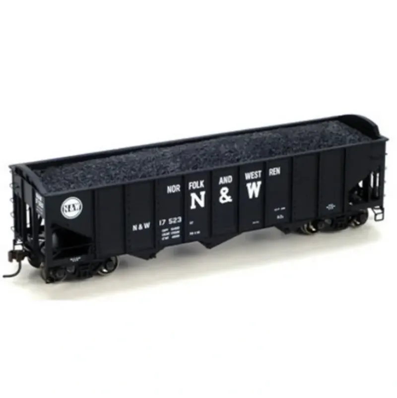 Trains|Athearn 76392 N&W 40' 3-Bay Ribbed Hopper w/Load #1963 - Model Train Junction: Quality Parts and Art Supplies