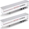 Trains|Athearn 28423 Victory Exp 53'''' Wabash Duraplate Trailers #1(2) - Model Train Junction: Quality Parts and Art Supplies