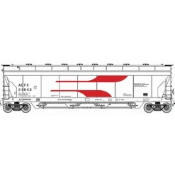 Trains|Atlas 50000619 ACF CF Hopper Red Venturi 51643 N - Model Train Junction: Quality Parts and Art Supplies