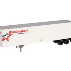 Trains|Atlas 12015 HO Burlington Motors Carrier 45''' Pines Trailer #A11022 - Model Train Junction: Quality Parts and Art Supplies