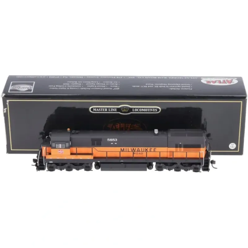 Trains|Atlas 10000900 HO MILW U30C Phase III Diesel Locomotive w/DCC & Sound #5653 - Model Train Junction: Quality Parts and Art Supplies