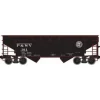 Trains|Atlas 20000994 HO Pittsburgh & West Virginia Trainman 2-Bay Offset Hopper #112 - Model Train Junction: Quality Parts and Art Supplies