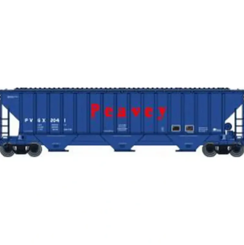 Trains|Atlas 20000900 HO Trainman Thrall 4750 Cov Hopper, Peavy #2124 - Model Train Junction: Quality Parts and Art Supplies