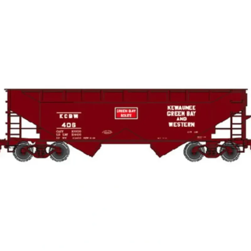 Trains|Atlas 18904 KGB&W 2-Bay Offset Hopper - Model Train Junction: Quality Parts and Art Supplies