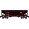 Trains|Atlas 40825 N Scale B&M 2-Bay Offset Hopper #7100 - Model Train Junction: Quality Parts and Art Supplies