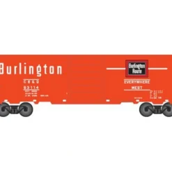 Trains|Atlas 34606 N Scale CB&Q 40' PS-1 Boxcar #63001 - Model Train Junction: Quality Parts and Art Supplies