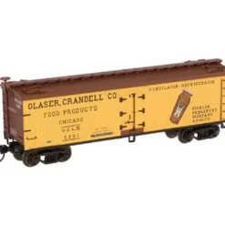 Trains|Atlas 41514 N Scale Glaser 40' Wood Reefer #5200 - Model Train Junction: Quality Parts and Art Supplies
