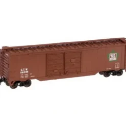 Trains|Atlas 36429 N Scale GTW 50' Double Door Boxcar #591516 - Model Train Junction: Quality Parts and Art Supplies