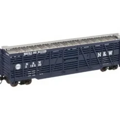 Trains|Atlas 35437 N Scale N&W 50' Stock Car #316620 - Model Train Junction: Quality Parts and Art Supplies