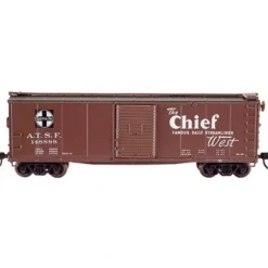 Trains|Atlas 45817 N Scale SF/Chief 40' USRA Boxcar #148888 - Model Train Junction: Quality Parts and Art Supplies