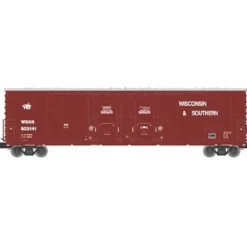 Trains|Atlas 50000049 N Scale W&S 53' Plugdoor Boxcar #503019 - Model Train Junction: Quality Parts and Art Supplies