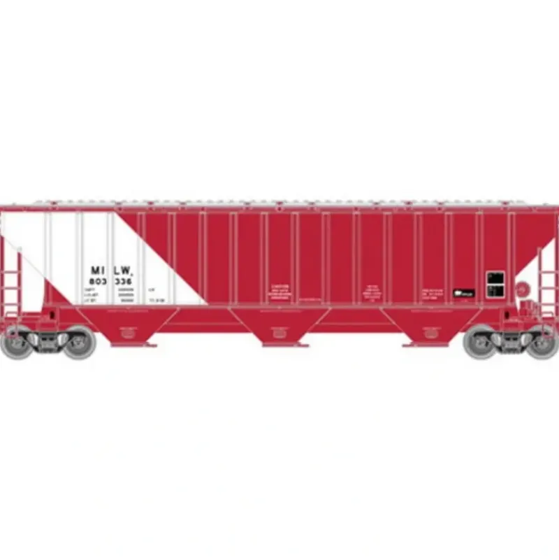 Trains|Atlas 50000497 N Trainman Thrall 4750 Cov Hopper, MILW #803336 - Model Train Junction: Quality Parts and Art Supplies