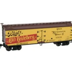 Trains|Atlas 41545 N 40'Wood Reefer Blatz Beer #23124 - Model Train Junction: Quality Parts and Art Supplies