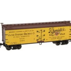 Trains|Atlas 41556 N 40'Wood Reefer Schmidt's #3454 - Model Train Junction: Quality Parts and Art Supplies