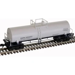 Atlas 50006160 (white, blue) ACF 14,000 Gallon Kaolin Tank Car N Scale, SHPX #201026 - Model Train Junction: Quality Parts and Art Supplies Online