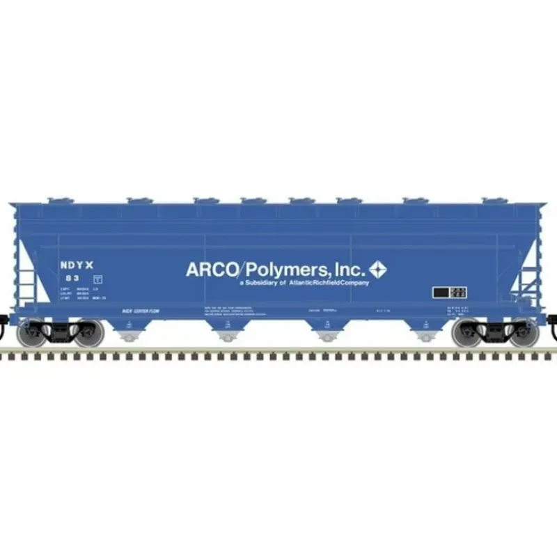 Atlas Master Line HO 20006381 ACF 5250 Covered Hopper, Arco Polymers #92 - Model Train Junction: Quality Parts and Art Supplies Online