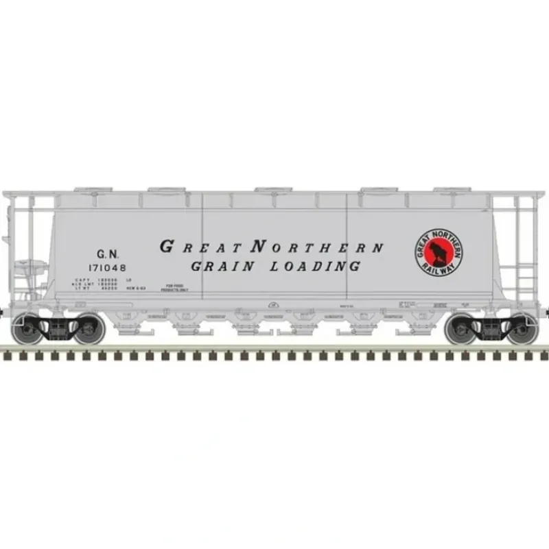 Atlas Master Line HO 20005781 6-Bay Cylindrical Hopper, Great Northern #171009 - Model Train Junction: Quality Parts and Art Supplies Hot