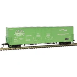 Atlas Master Line, HO Scale, 20006780, Evans 53' Double Plug Door Box Car, Plywood Marketing Associates, Road #9076 - Model Train Junction: Quality Parts and Art Supplies Best