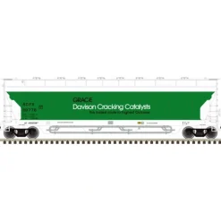 Atlas Master Line, HO Scale, 20006276, 5701 Pressureaide Hopper, Grace Davison, #59778 - Model Train Junction: Quality Parts and Art Supplies Clearance