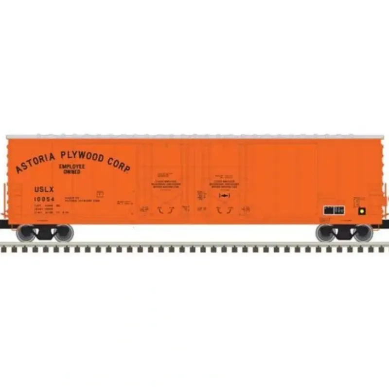 Atlas Master Line, HO Scale, 20006773, Evans 53' Double Plug Door Box Car, Astoria Plywood, #10054 - Model Train Junction: Quality Parts and Art Supplies Discount