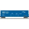 Atlas Master Line, HO Scale, 20006778, Evans 53' Double Plug Door Box Car, PET Inc., #11134 - Model Train Junction: Quality Parts and Art Supplies New