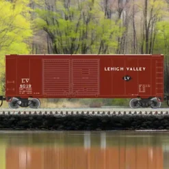Atlas, N Scale, 50006199, 40' Double-Door Boxcar, Lehigh Valley, #8005 - Model Train Junction: Quality Parts and Art Supplies New
