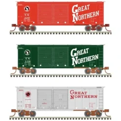 Atlas, N Scale, 50006203 40' Double-Door Boxcar, Great Northern #3249, 3336, 3345 - Model Train Junction: Quality Parts and Art Supplies Clearance