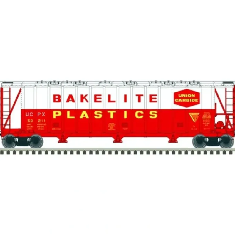Atlas, N Scale, 50006329, General American 3500 Dry-Flo 3-Bay Covered Hopper, Bakelite Plastics, #50170 - Model Train Junction: Quality Parts and Art Supplies Best