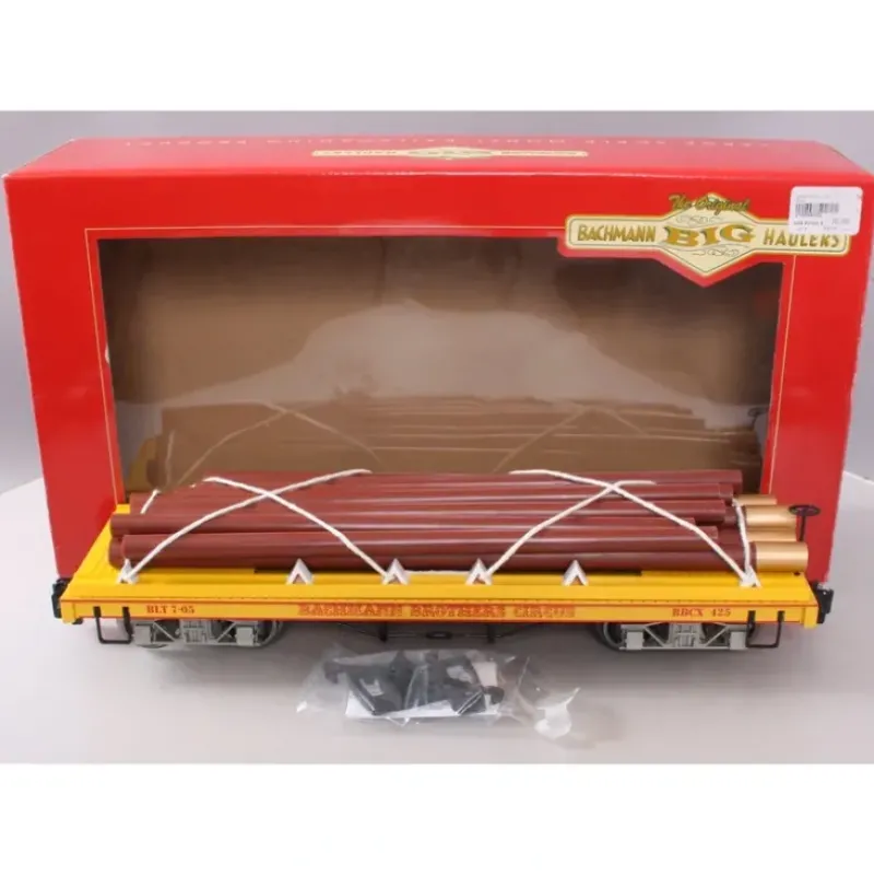 Trains|Bachmann 98380 G Scale Circus Pole Flat Car w/Metal Wheels - Model Train Junction: Quality Parts and Art Supplies