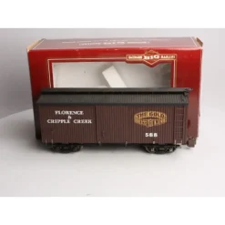 Trains|Bachmann 95344 G Scale Florence & Cripple Creek 20' Boxcar #588 - Model Train Junction: Quality Parts and Art Supplies