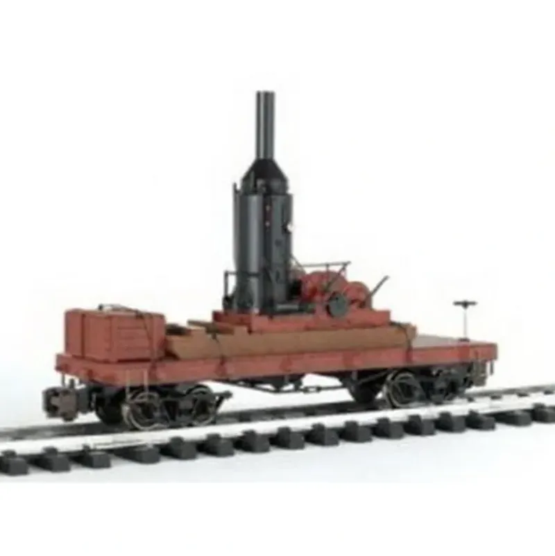 Trains|Bachmann 95699 G Skeleton Log Car w/ Steam Powered Log Skidder - Metal Wheels - Model Train Junction: Quality Parts and Art Supplies