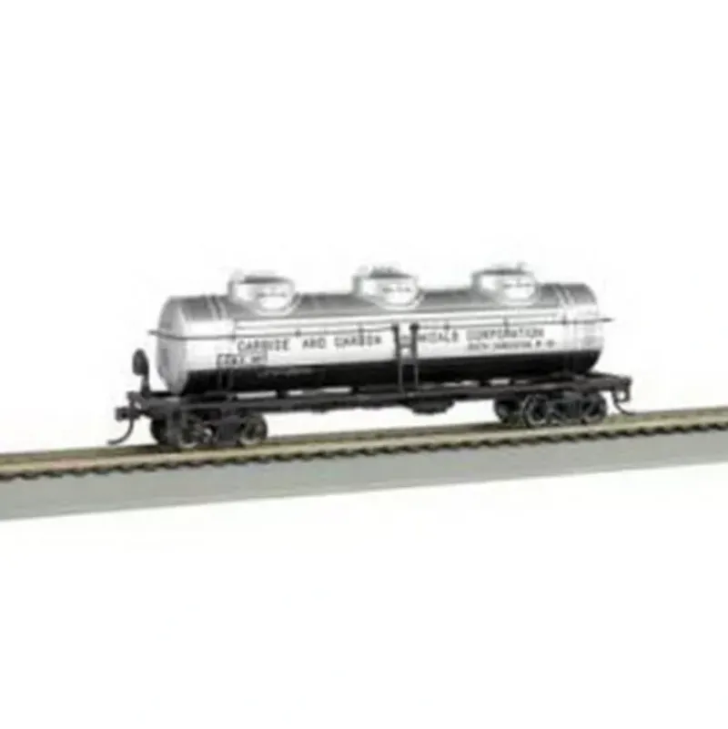 Trains|Bachmann 17144 HO Carbide and Carbon Chemicals Corporation 40' 3-Dome Tank Car - Model Train Junction: Quality Parts and Art Supplies