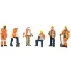 Trains|Bachmann 33106 HO Construction Worker Figures (Set of 6) - Model Train Junction: Quality Parts and Art Supplies