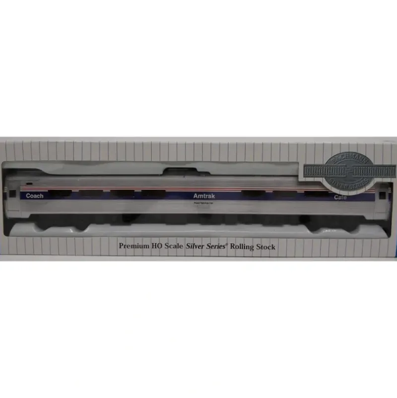 Trains|Bachmann 13112 HO Scale Amtrak Amfleet 85' Cafe Diner Phase IV Passenger Car - Model Train Junction: Quality Parts and Art Supplies