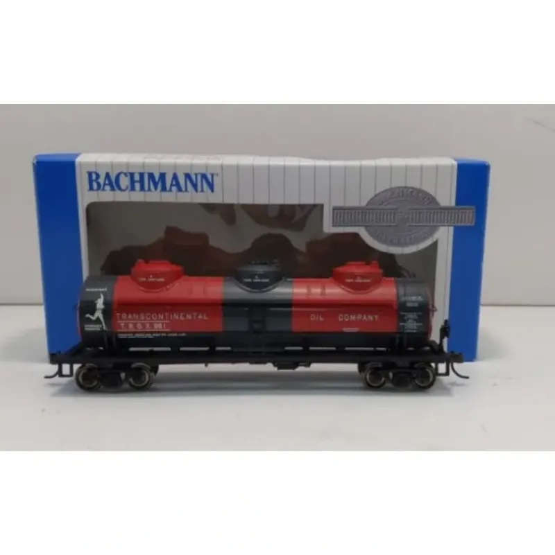 Trains|Bachmann 17142 HO Transcontinental Oil Company 40' 3-Dome Tank Car - Model Train Junction: Quality Parts and Art Supplies