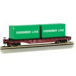 Trains|Bachmann 18921 HO Union Pacific 50' Flatcar w/Steel Beam Load - Model Train Junction: Quality Parts and Art Supplies
